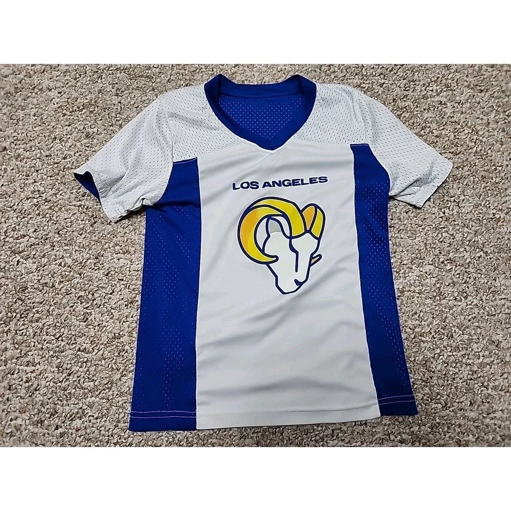 Los Angeles Rams Flag Football Jersey‎ Reversible Youth Small NFL Play Official